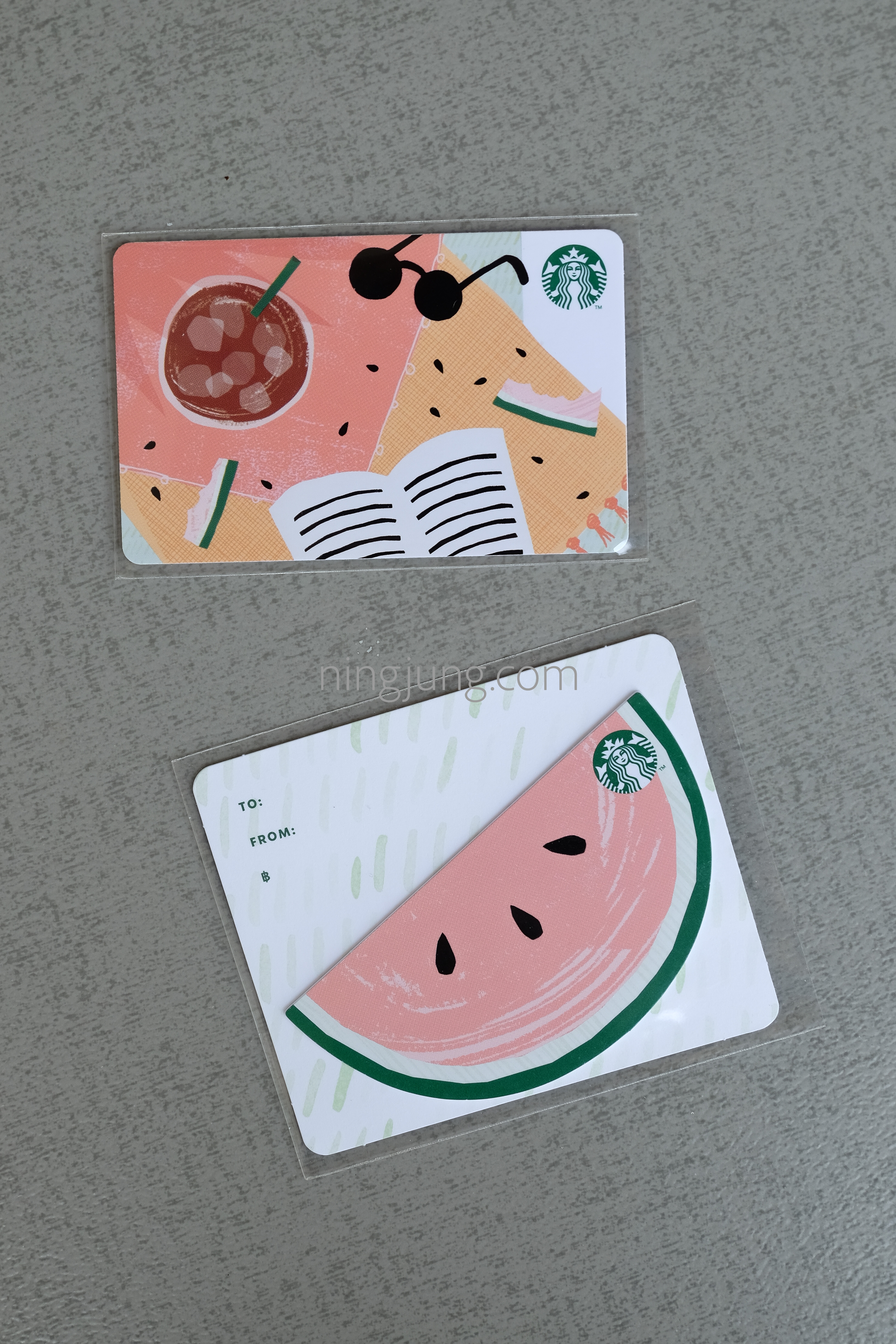 Starbucks Card Thailand 2020 : Summer Picnic and Watermelon