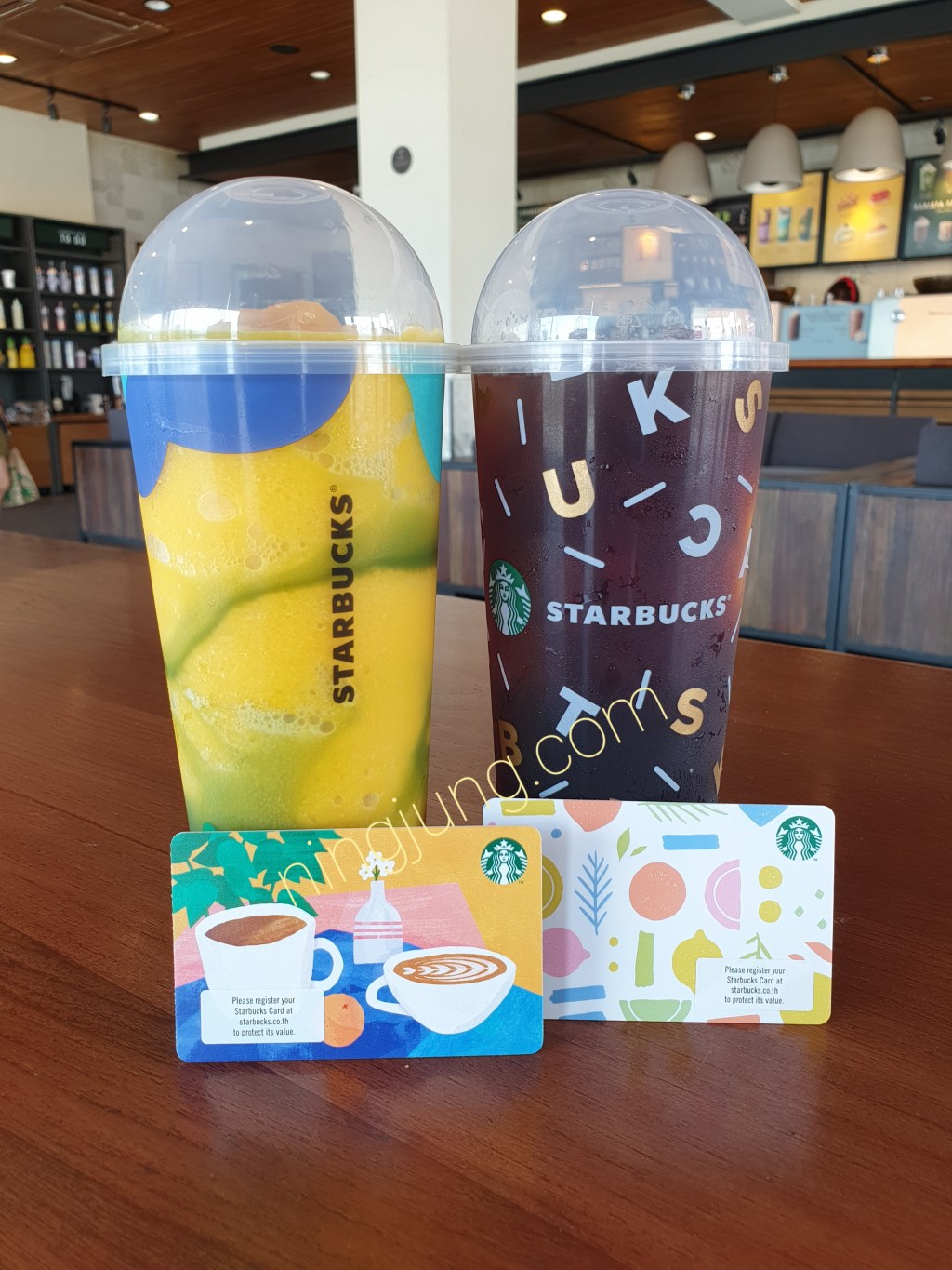 Starbucks Card Thailand 2020 : Summer Watermelon and Two&nbsp;Cups